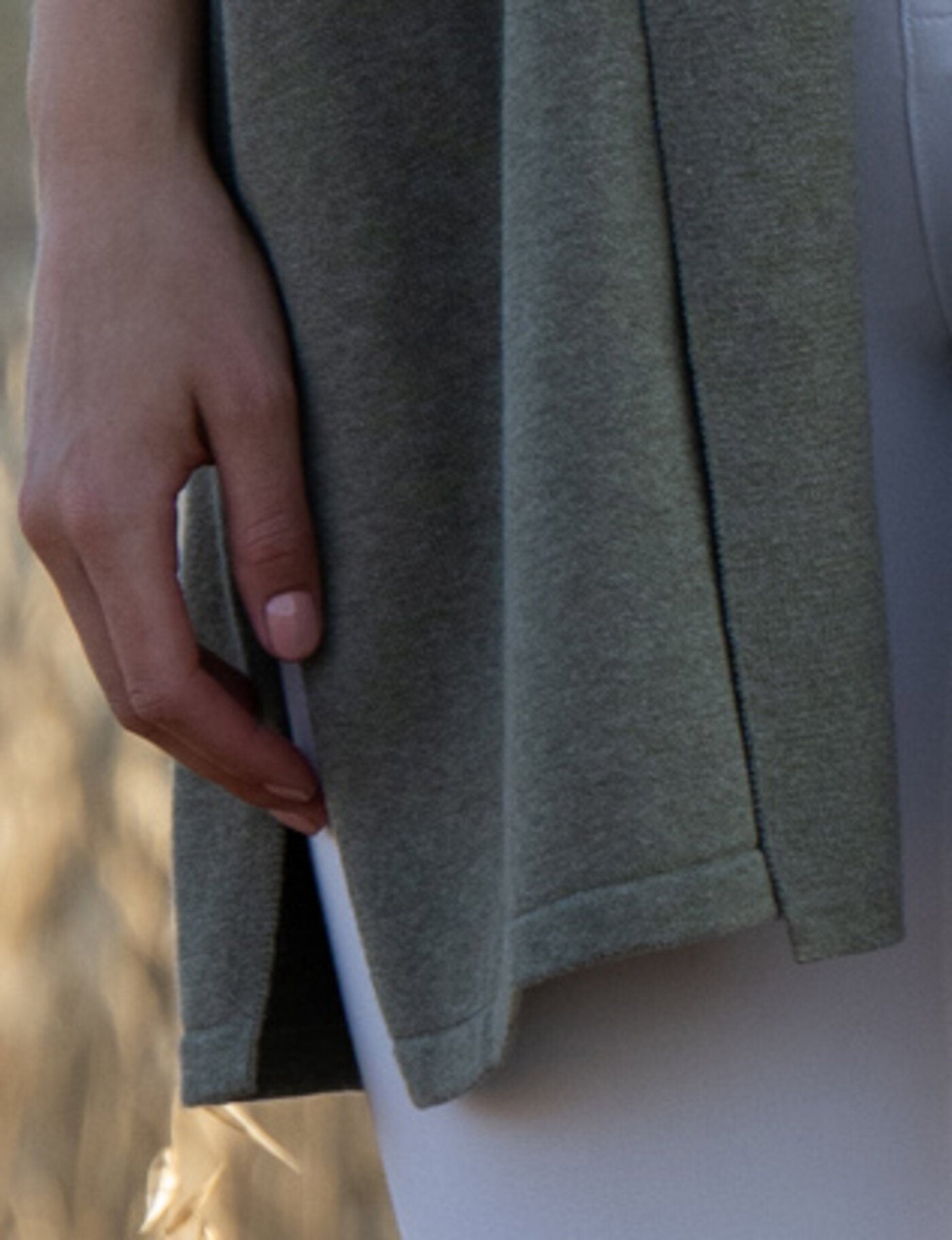 Knitted Long Waistcoat