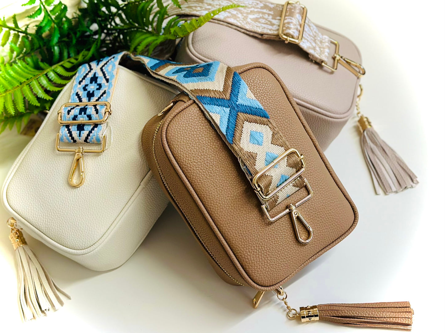 Crossbody Box Bag - Cream