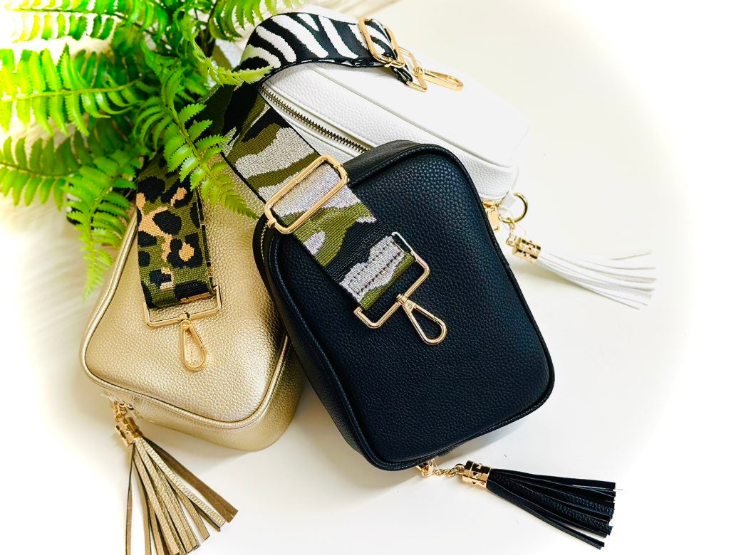 Crossbody Box Bag - Black