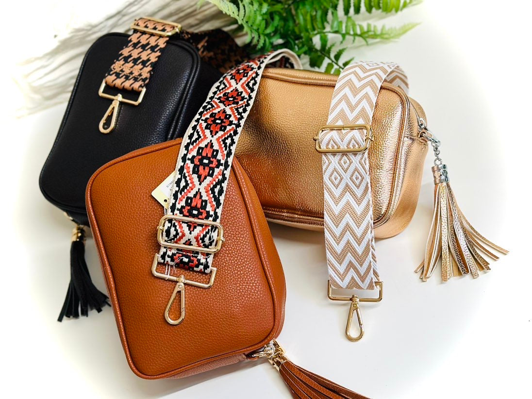 Crossbody Box Bag - Black