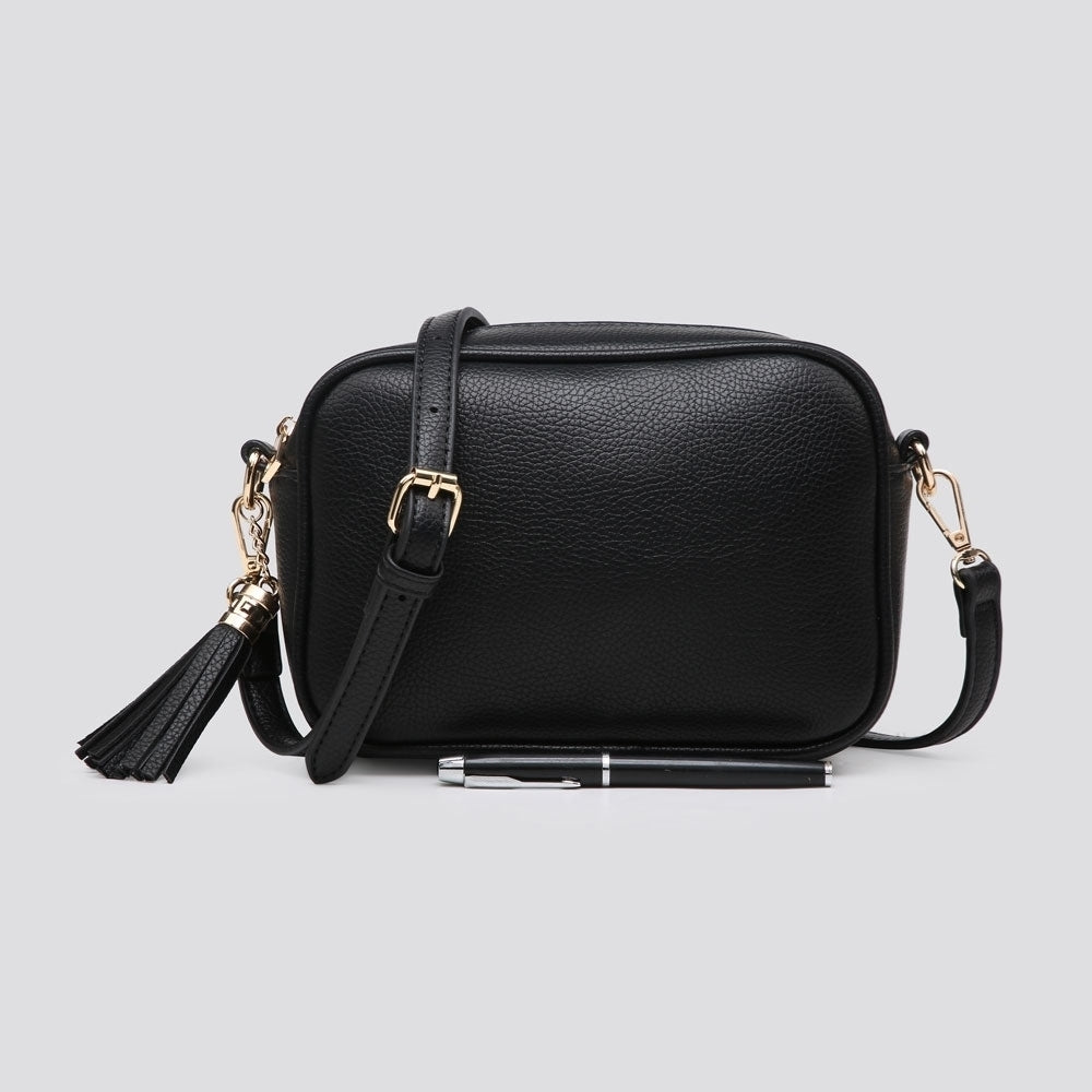 Crossbody Box Bag in Black