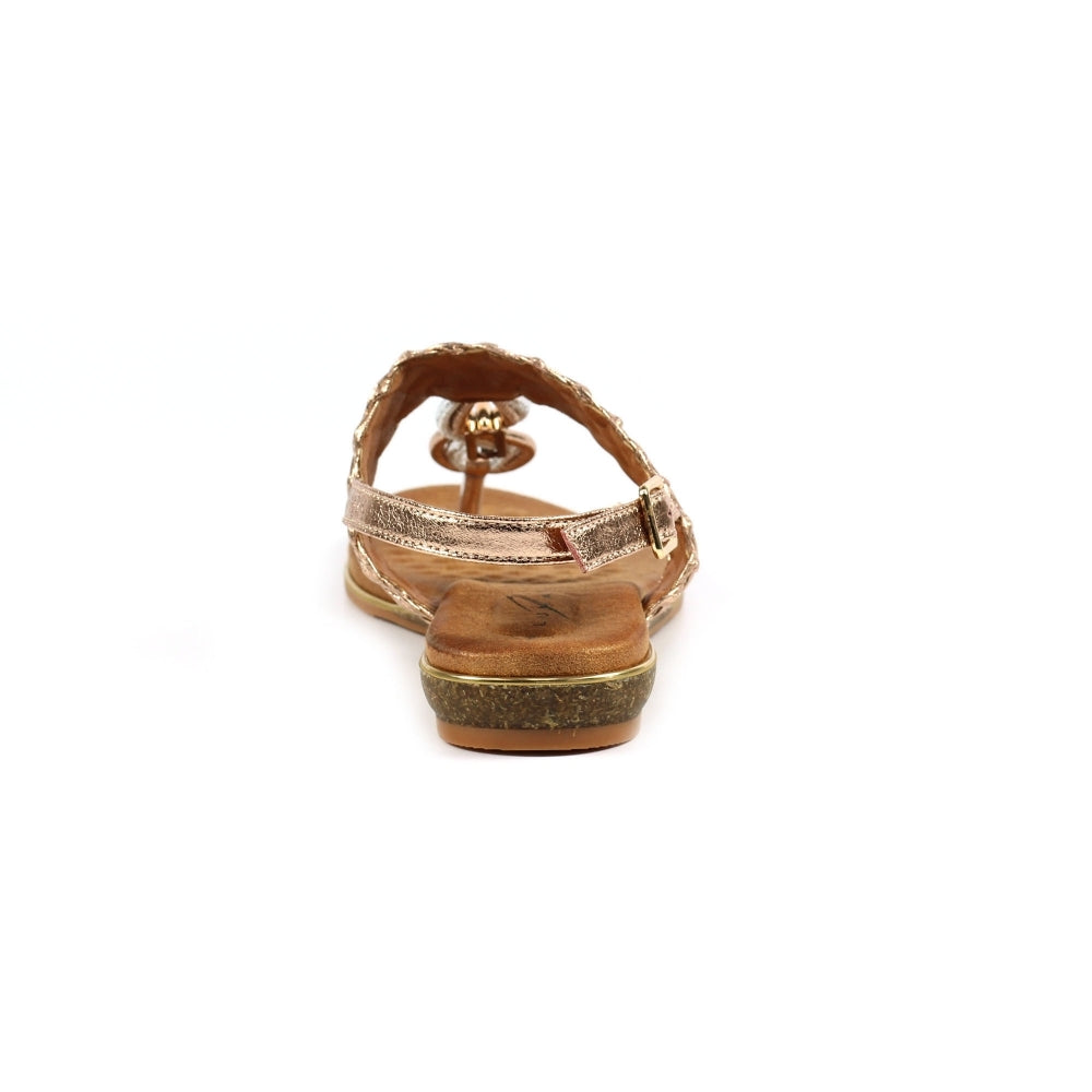 Dawley Rose Gold Sandals