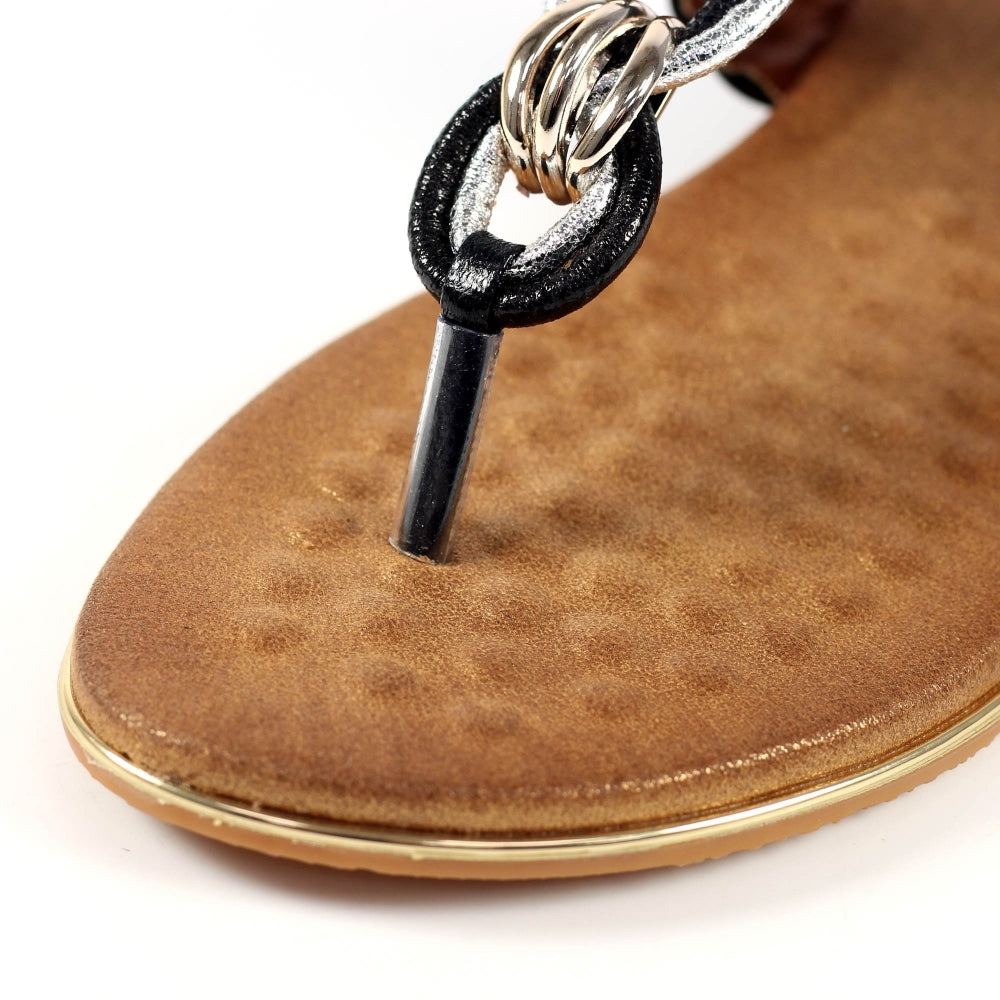 Dawley Black Sandals