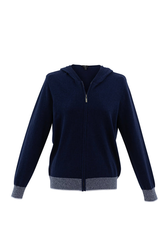 Knit Zip Through Hoodie