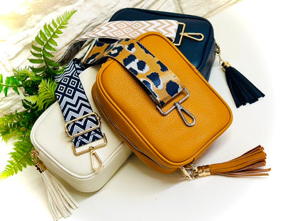 Crossbody Box Bag - Navy