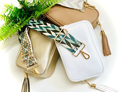 Crossbody Box Bag - White