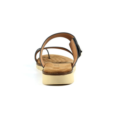 Ellis Grey Toe Loop Sandals
